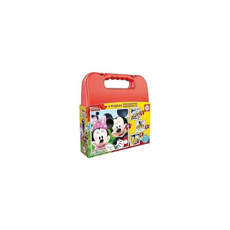 Maleta Puzzles Progresivos Mickey Mouse