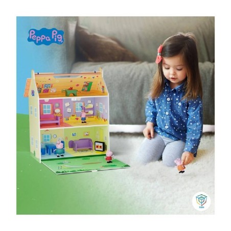 Peppa Pig: Casa De Madera Con 4 Personaj