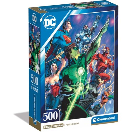 Puzzle 500 Pzs Hqc Dc Comics Compact Box