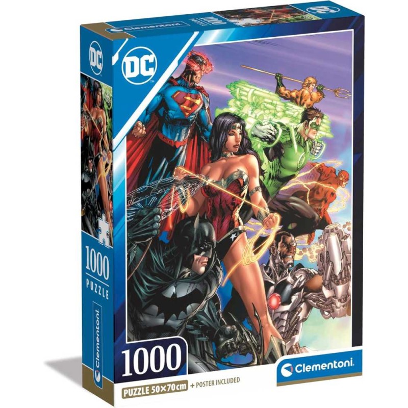 Puzzle 1000 Pzs Dc Comics -Compact Box-