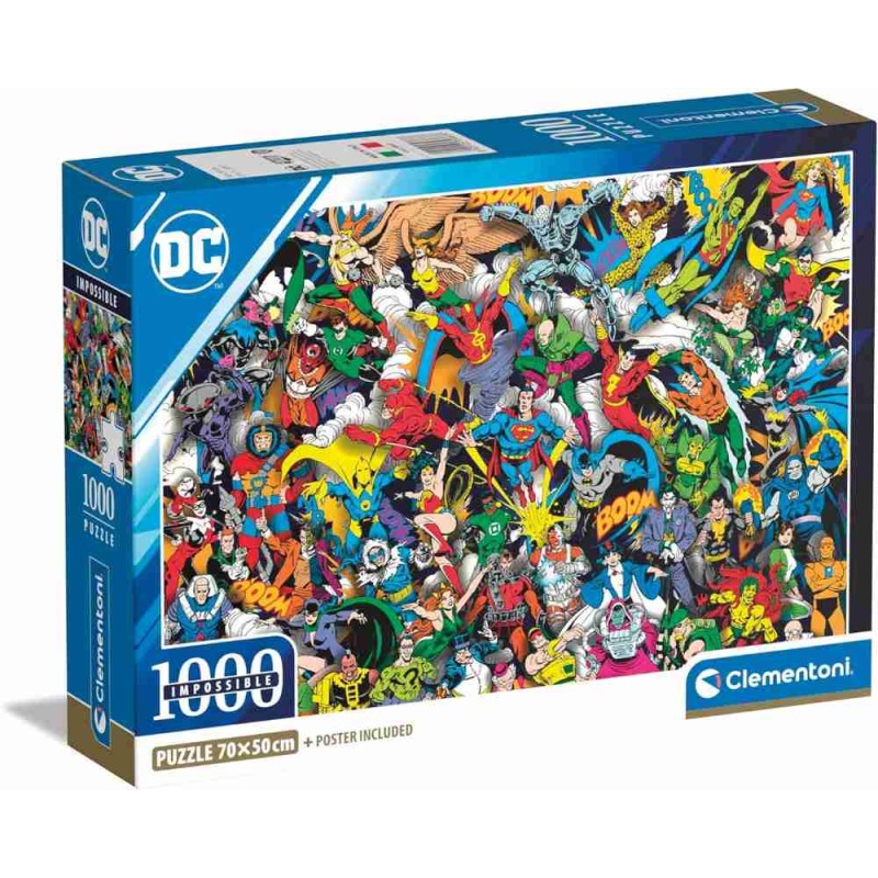 Puzzle 1000 Pzs Impossible Dc Comics - C