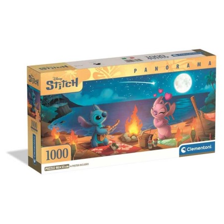 Puzzle 1000 Pzs Panorama Disney Stitch