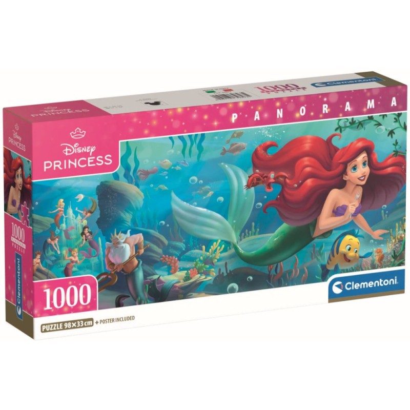 Puzzle 1000 Pzs Panorama The Little Merm