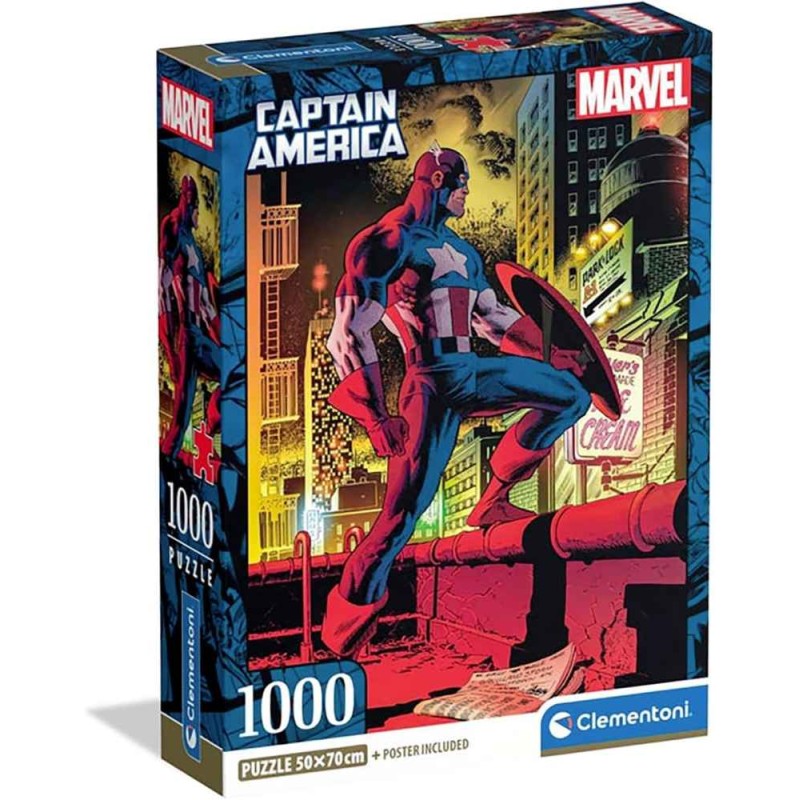 Puzzle 1000 Pzs Marvel Captain America