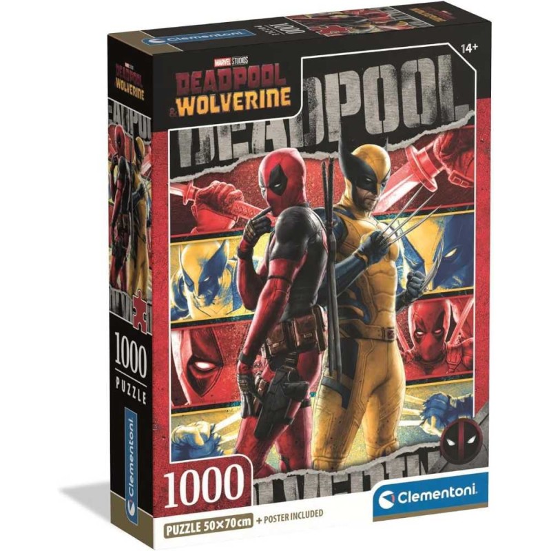 Puzzle 1000 Pzs Marvel Deadpool    =Comp