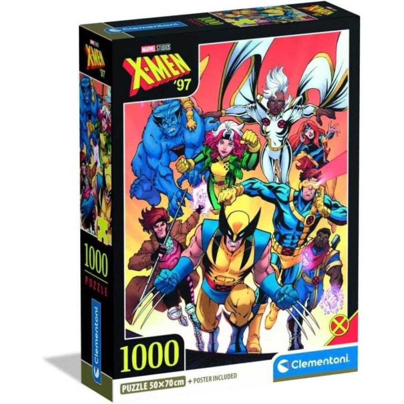 Puzzle 1000 Pzs Marvel Xmen Compact Box