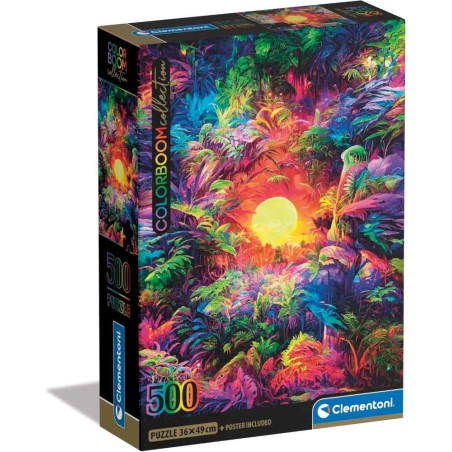 Puzzle 500 Pzs Hqc Colorboom Psychedelic