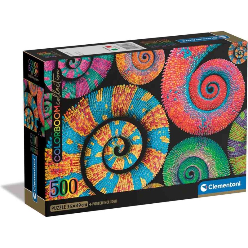 Puzzle 500 Pzs Hqc Colorboom Curly Tails