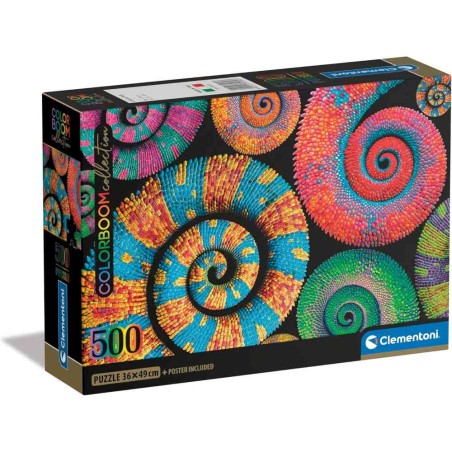 Puzzle 500 Pzs Hqc Colorboom Curly Tails