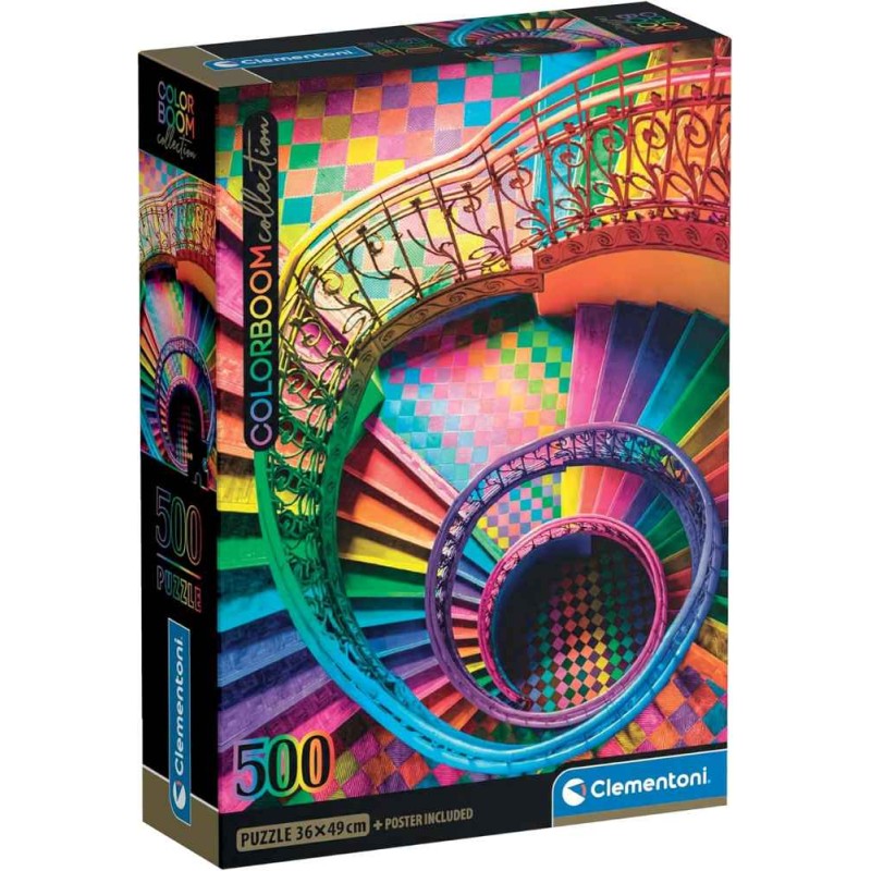 Puzzle 500 Pzs Hqc Colorboom Stairs Comp