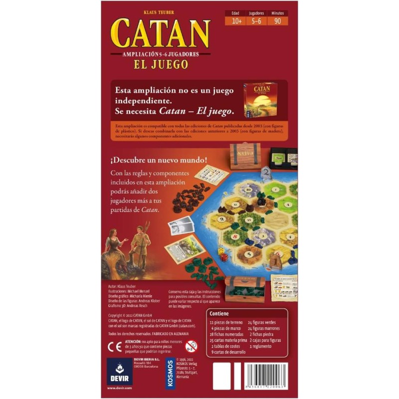 CATAN EXP.5-6 JUGADORES