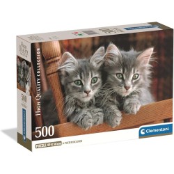 Puzzle 500 Pzs  Hqc Kittens Compact Box