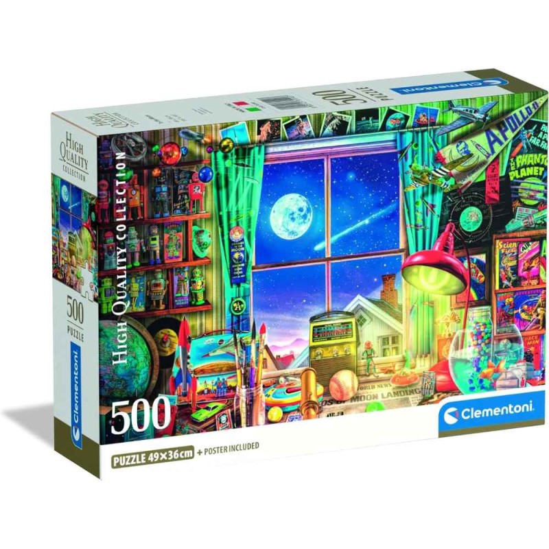 Puzzle 500 Pzs Hqc To The Moon Compact B