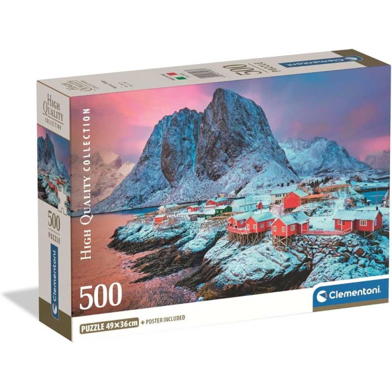Puzzle 500 Pzs Hqc Hamnoy Village Compac