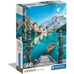 Puzzle 500 Pzs Hqc Braies Lake Compact