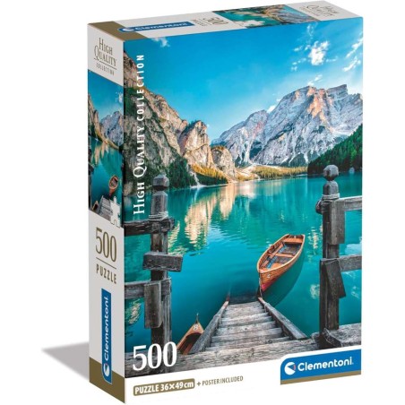 Puzzle 500 Pzs Hqc Braies Lake Compact