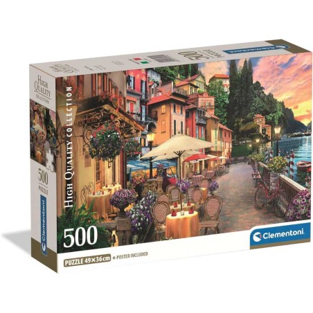 Puzzle 500 Pzs Hqc Lake Como Compact Box