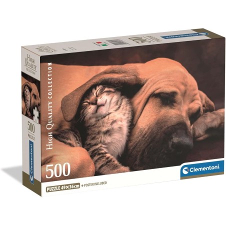 Puzzle 500 Pzs Hqc Cuddles  Compact Box