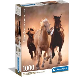 Puzzle 1000 Pzs Hqc Running Horses Compa