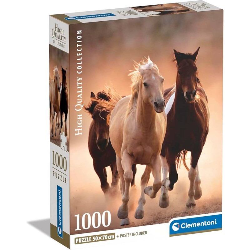 Puzzle 1000 Pzs Hqc Running Horses Compa
