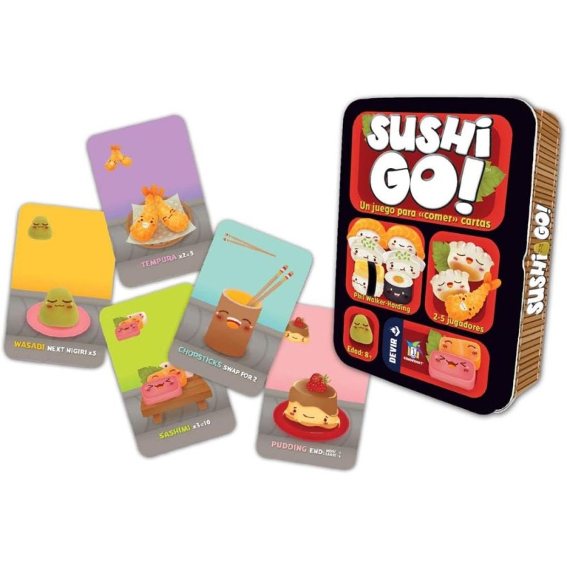 Sushi Go! – Juego de Cartas Familiar Ráp