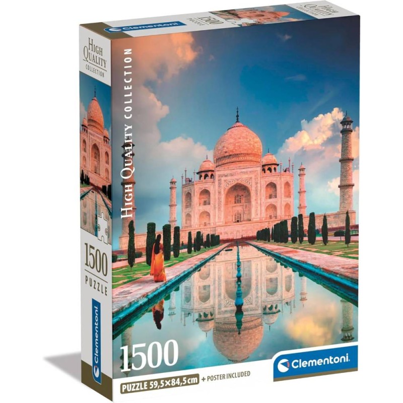 Puzzle 1500 Pzs Hqc Taj Mahal Compact Bo