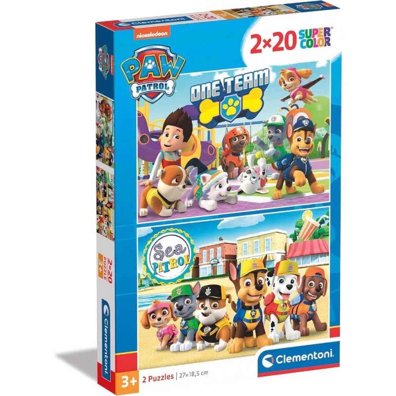 Puzzle 2X20 Pzs Paw Patrol