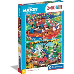 Puzzle 2X60 Pzs Mickey And Friends