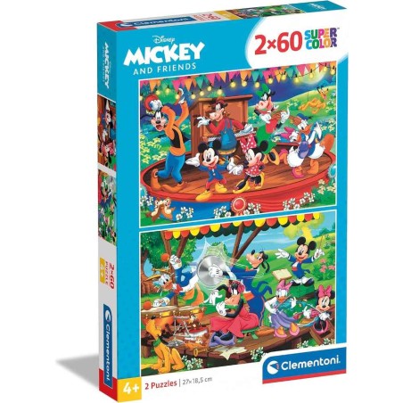 Puzzle 2X60 Pzs Mickey And Friends
