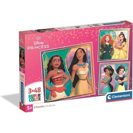 Puzzle 3X48 Pzs Square Disney Princess 2