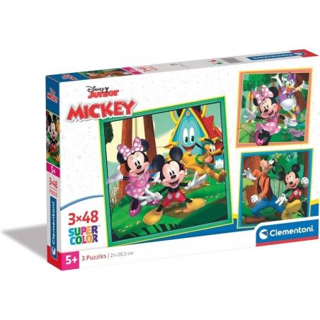 Puzzle 3X48 Pzs Square Mickey And Friend