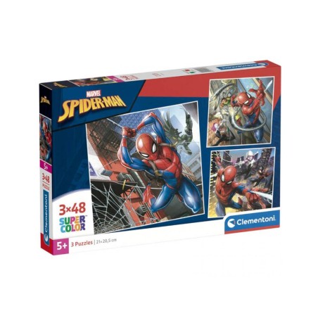 Puzzle 3X48 Pzs Square Marvel Spiderman