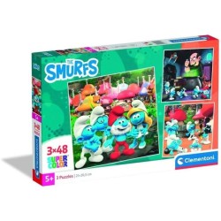 Puzzle 3X48 Pzs Square Smurfs 2025