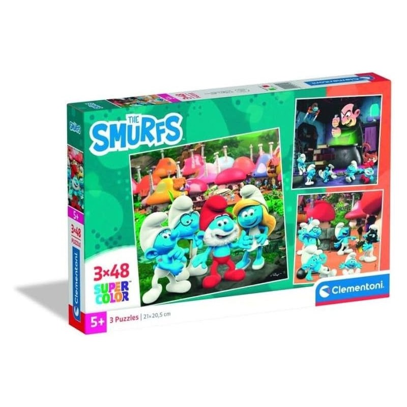 Puzzle 3X48 Pzs Square Smurfs 2025