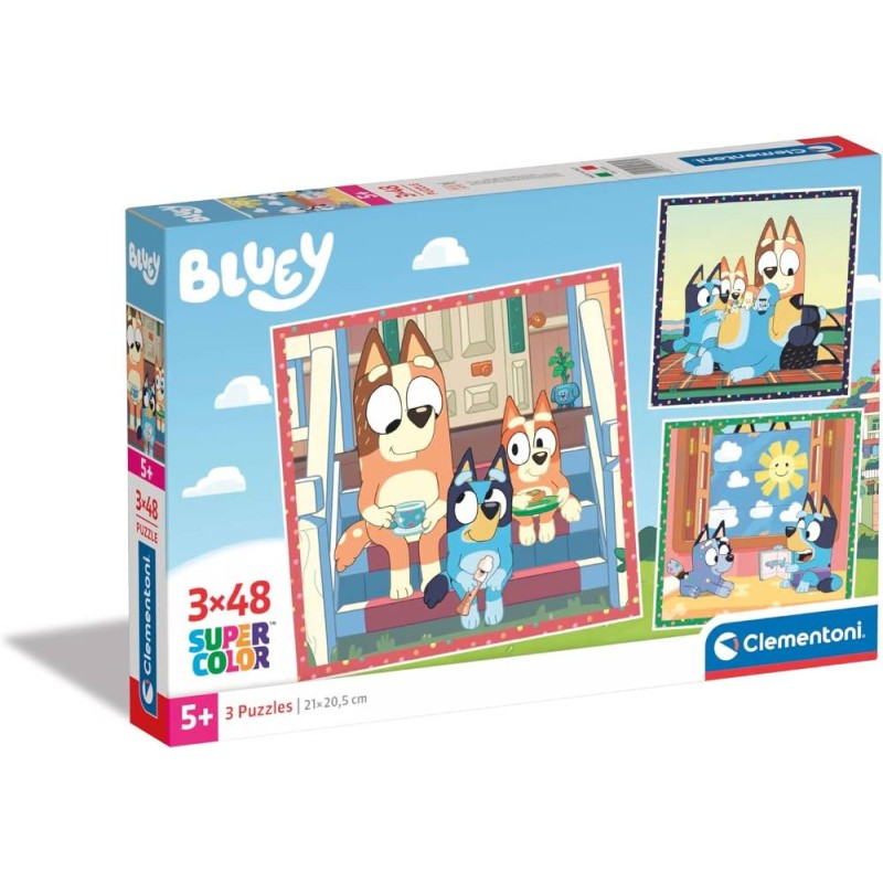 Puzzle 3X48 Pzs Square Bluey