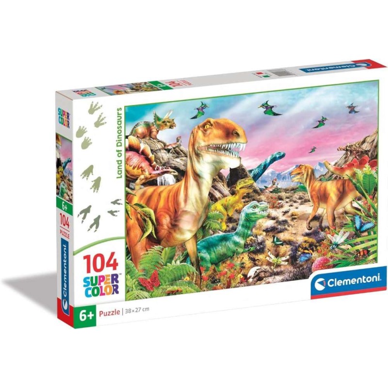 Puzzle 104 Pzs Noli Land Of Dinosaurs =2