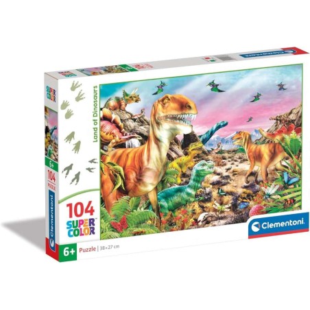 Puzzle 104 Pzs Noli Land Of Dinosaurs =2
