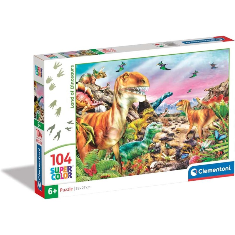 Puzzle 104 Pzs Noli Land Of Dinosaurs =2