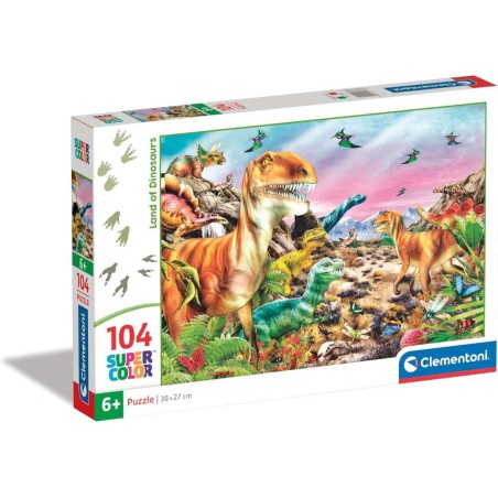 Puzzle 104 Pzs Noli Land Of Dinosaurs =2