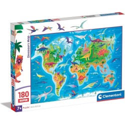 Puzzle 180 Pzs Super Dinosaurs Map =2024