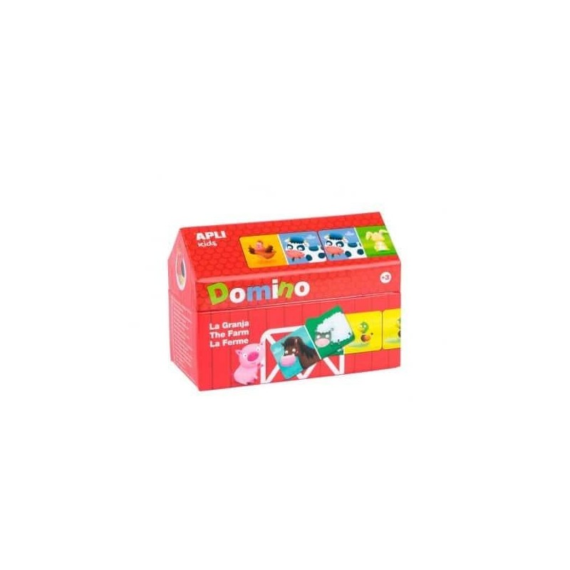 Domino Casita La Granja 28 uds Apli Kids
