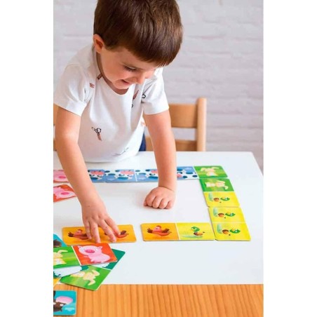 Domino Casita La Granja 28 uds Apli Kids