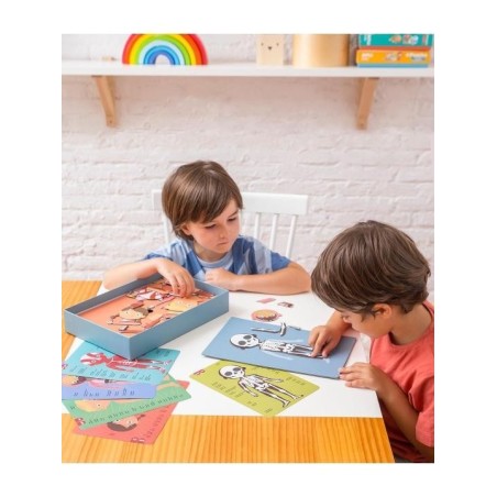 Juego didactico magnetico cuerpo humano