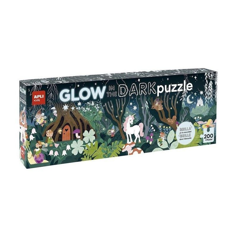 Puzzle Fluorescente Bosque Mágico 200p