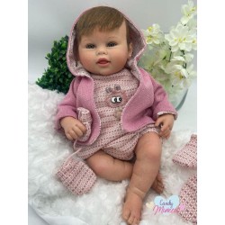 Bebe Reborn Ester Pelo Natural 46 cm