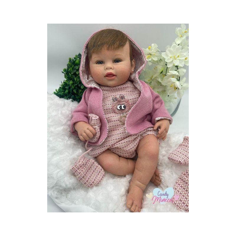 Bebe Reborn Ester Pelo Natural 46 cm