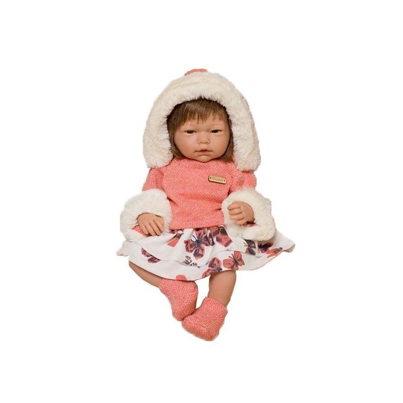 Muñeca Tatiana Pelo Moreno 46cm
