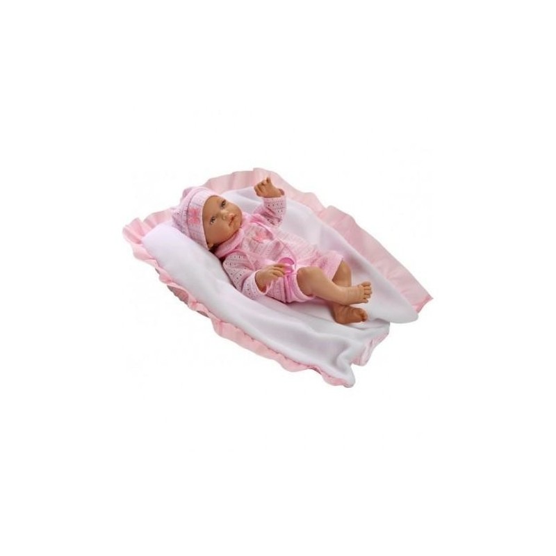 Muñeca Alba Mantita Rosa
