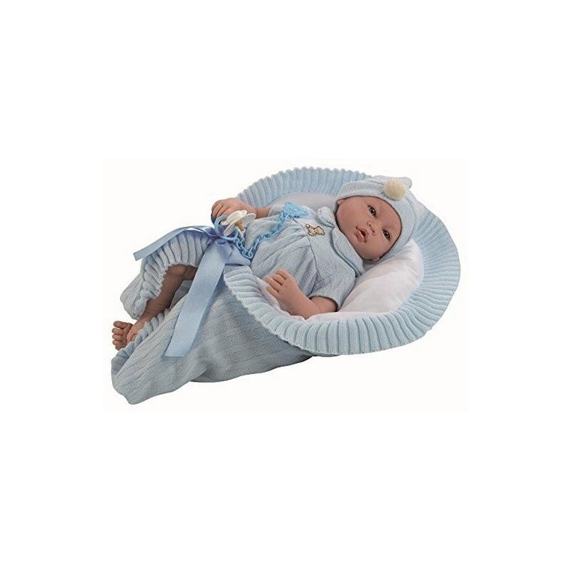 Muñeco Iker Pelele Azul 46cm.