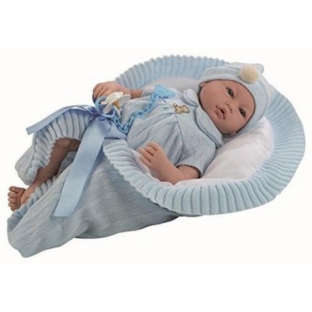 Muñeco Iker Pelele Azul 46cm.